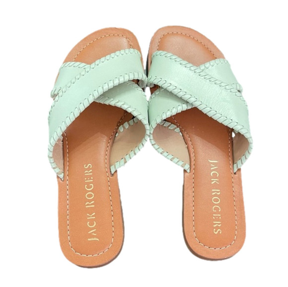 Jack Rogers Mint Sloan Sandals - Picture 1 of 2